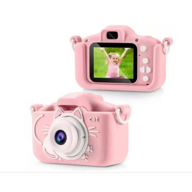 Imagem de Kit Câmera Fotográfica Infantil Digital Vídeos Fotos Jogos - Fam