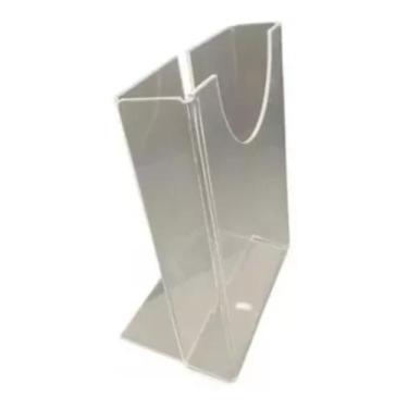 Imagem de Display Porta Panfleto Flyer Folder A4 (21x30cm) Acrílico - AGV CRIAÇÕ