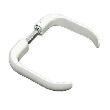 Imagem de Maçaneta Para Fechadura De Porta Acabamento Branco Stam