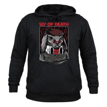 Imagem de Moletom 100% Algodão Quente Sly of Death - Surprass, Preto, P