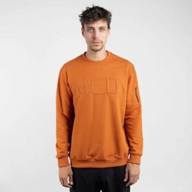 Imagem de Moletom Careca Mcd Preto Laranja P-Masculino