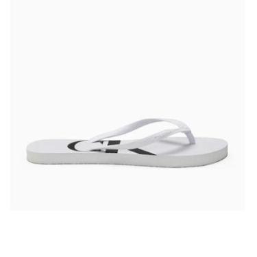 Imagem de Chinelo Infantil Menina Calvin Klein Jeans Júnior Branco CK-Feminino