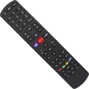 Imagem de Controle Remoto Compatível Philco P/ Tv Led C/ 3d E Netflix - FBG
