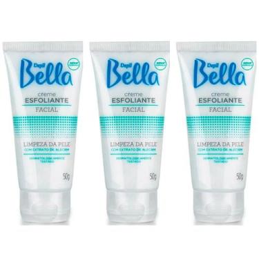 Imagem de Kit 3 Unidades Creme Esfoliante Depil Bella Facial Limpeza de Pele Ext