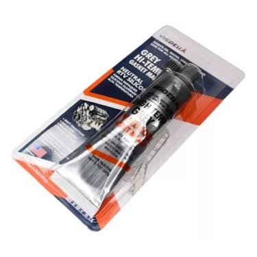 Imagem de Silicone Cinza Automotivo Alta Temperatura Visbella 105gr, Vis002