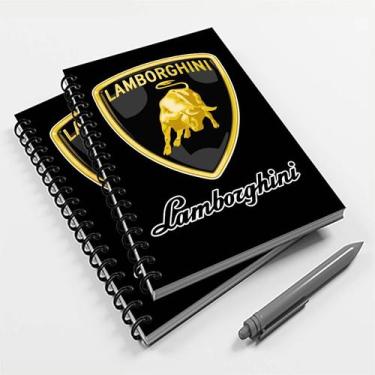 Imagem de Caderno Universitário 10 Mat Carro Lamborghini Mod 01 - Premium
