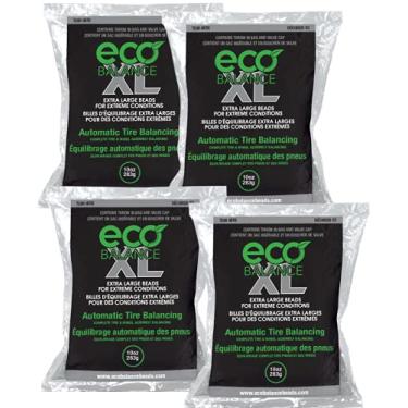 Imagem de ECO Balance 10-ECOXL4 ECO XL Contas de equilíbrio de pneu e roda de condições extremas - Veículos off-road, pneus de caminhão leve, (4) sacos de equilíbrio de 283 g, (4) tampas de válvula
