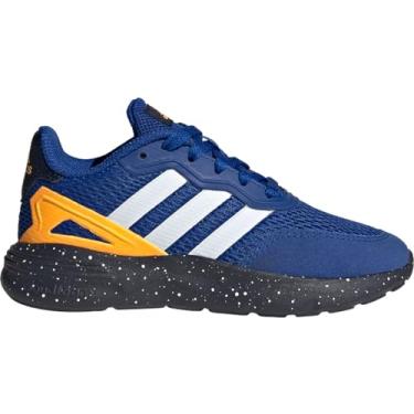 Imagem de adidas Sapatos de renda Nebzed, Team Royal Blue-Cloud Branco-Flash Laranja, 4