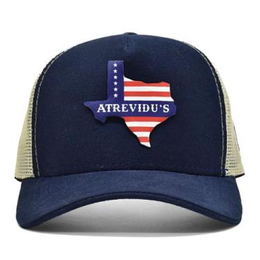 Imagem de Boné Trucker Telinha Texas Atrevidu's Country Masculino Feminino, Azul