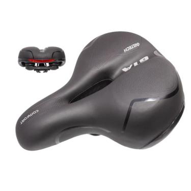 Imagem de Banco Selim de Bicicleta Gel Confortável Macio 2 Molas Vazado - VxGrou