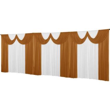 Imagem de Cortina Paris Malha Gel Enfeite Igreja Festas  9 metros - Dennis Confe