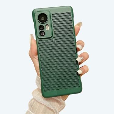 Imagem de Capa de malha respirável ultrafina com dissipação de calor para Xiaomi Mi 12 13 11 Lite para Redmi Note12 11 10 9 Pro K60 Capa dura lisa fosca, C4, para Mi 13