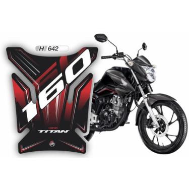Imagem de Adesivo Protetor Tanque Moto CG160 Titan H642 - Resitank