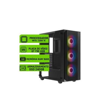 Imagem de PC Gamer Intel Core i5 3470 3.6GHz Placa de Vídeo GeForce GT 730 4GB M