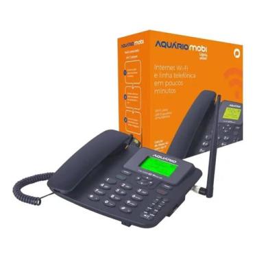 Imagem de Telefone Rural Celular Fixo Mesa Wifi Dual Sim 4g Ca42sx4g Aquário - A
