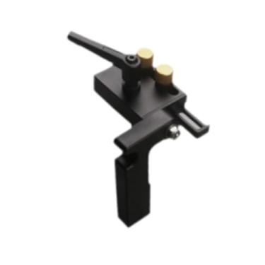 Imagem de Baoblaze Mitre Track Stop Stop Stop Sliding Mitre Mitre Dispositivos de liga de alumínio Universal T Slot Limiter para rampa deslizante de madeira, Certo