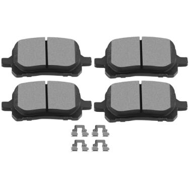 Imagem de SCITOO D707 Conjuntos de pastilhas de freio dianteiro semimetálico adequado para Lexus ES300 1997-2001, para Lexus RX300 1999-2001, para Toyota Avalon 1998-2004, para Toyota Camry 1997-2001, para