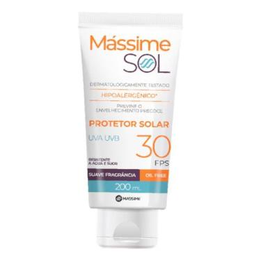 Imagem de Protetor Solar Massime fps 30 oil free - toque seco 200ml