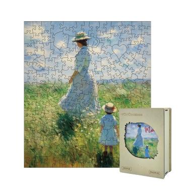 Imagem de Quebra-cabeça de madeira MQJ-2 para adultos 200 peças com caixa de presente