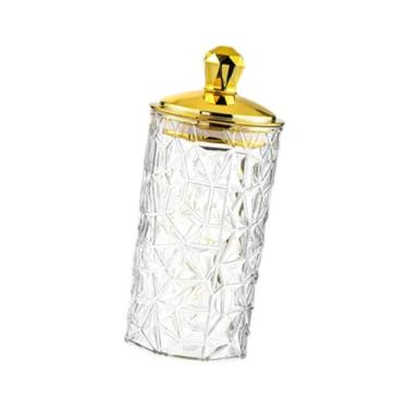 Imagem de ＫＬＫＣＭＳ Jarra de jarra de armazenamento Lata de cozinha, transparente, com contêiner de armazenamento de alimentos de tampa hermética para grãos de biscoitos, L