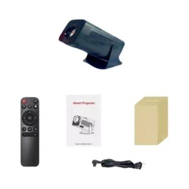 Imagem de Projetor Portátil 4K Lyncast Hy320 - Android 11, 400 ANSI Lumens, Wi-F
