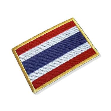 Imagem de BP0206-001 Bandeira Tailândia Patch Bordada 7,5x5cm - BR44