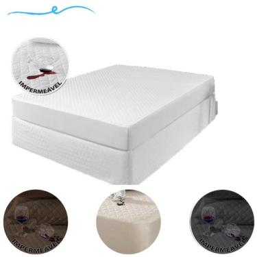 Imagem de Capa Colchão Cama Solteiro Impermeável Anti-ácaro 4 Camadas - AM BORDA