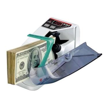 Imagem de Mini Máquina Contar Notas Dinheiro Cédulas Portátil Bivolt - Embralumi