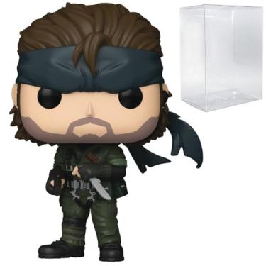 Imagem de POP Jogos: Metal Gear Solid - Boneco de vinil Funko Snake Nua (incluído com caixa protetora compatível), multicolorido, 9,5 cm