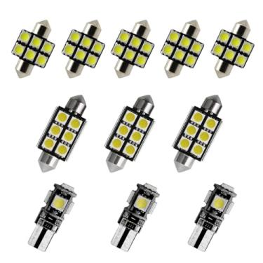 Imagem de 8X-SPEED 11 PCS Lâmpada LED Interior 5050 Chip Apto para Hyundai Elantra MK3 2000–2006 Feito Ler Porta-luvas Porta-malas Espelho Viseira de Sol Luz