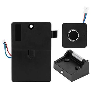 Imagem de Fechadura de gaveta de móveis recarregável por USB com impressão digital para armário FardrobeGavetaCaixas de armazenamento