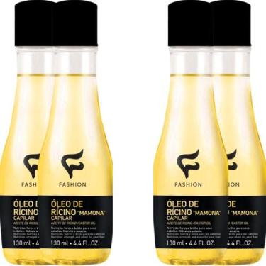Imagem de 4 Óleo Capilar Fashion Cosméticos Rícino "Mamona" Frasco 130ml