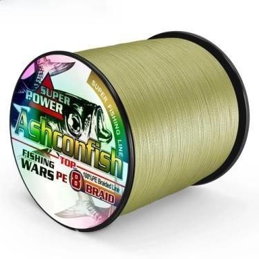 Imagem de Linha De Pesca Trançada De 8 Fios 500M 6-300LB Ashconfish Multifilamen