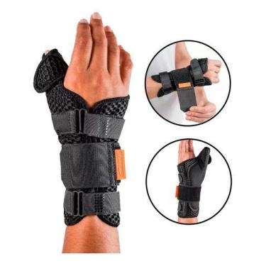 Imagem de Órtese Munhequeira Tala Punho Mão Direita Com Polegar - Hidrolight, M