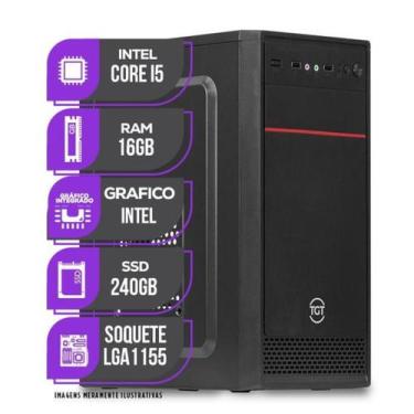 Imagem de PC CPU , Intel Core I5, 16GB De Memória Ram, SSD 240GB - ASTROTECH