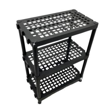 Imagem de Estante 3 Prateleiras Modular Plastico Reforçado 10kg - Útil