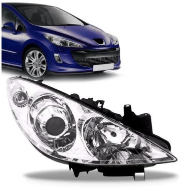 Imagem de Farol Peugeot 307 2007 08 09 10 11 2012 Elétrico Com Motor - SP ACESSÓ