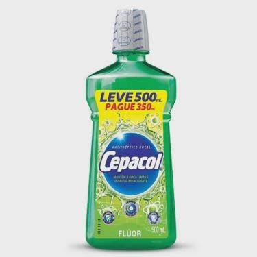 Imagem de Enxaguatório bucal cepacol fluor leve 500ML pague 350ML