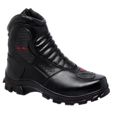 Imagem de Bota Motociclista Masculina Couro Cano Alto Dia a Dia - Bell Boots, 41