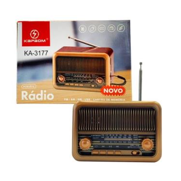 Imagem de Rádio Am Fm Bluetooth Marca Kapbom Modelo Ka3177