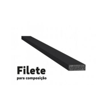 Imagem de Filete Preto Santa Luzia M Linha 2,80mX23,5mmx8mm(02un)