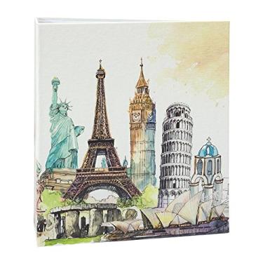 Imagem de Álbum de Fotos Viagem Monumentos - 100 Fotos 15x21 cm - Colorido - 23,3x22 cm