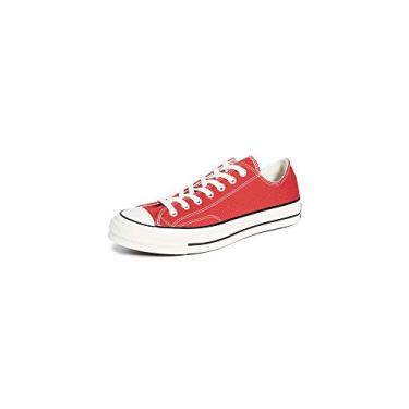 Imagem de Converse T nis masculino Chuck Taylor All Star dos anos 70, Vermelho esmaltado, 7