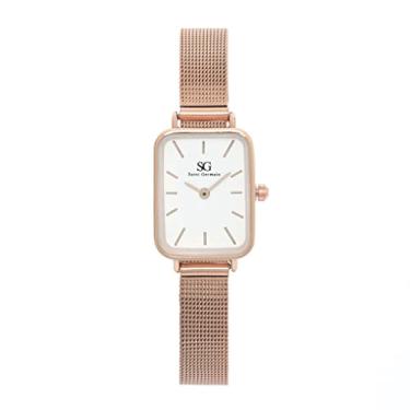 Imagem de Relógio Feminino Square Nolita Rosé Gold 20x26mm Pulseira 22cm Saint Germain