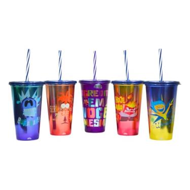 Imagem de Kit 6 Copos c Canudo Tumblr Divertidamente