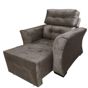 Imagem de Poltrona Amamentação Reclinável Retrátil Grécia - B Home Decor, Marrom