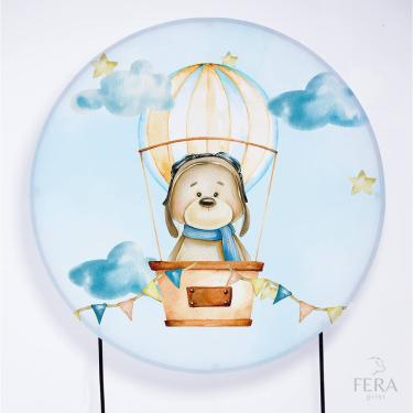 Imagem de Painel Decorativo para Festa 1,30x1,30 metros Vesti Fácil com Elástico Urso - Fera Print