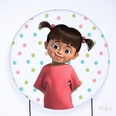 Imagem de Painel Decorativo para Festa 1,30x1,30 metros Vesti Fácil com Elástico Monstros S.A - Fera Print