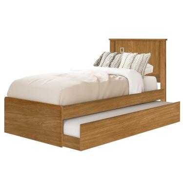 Imagem de Cama Solteiro Com Auxiliar Barcelona Nature Tebar