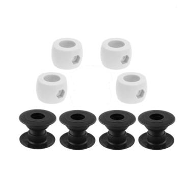 Imagem de YIJU Buchas de barra de pebolim de 4pcs com alojamento de 4pcs para paradas de goleiro, máquina de futebol de mesa de futebol de mesa hastes